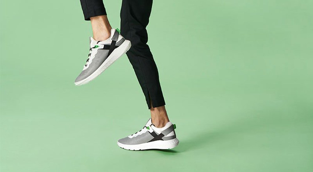 Mens Sneakers - ECCO St.1 Lites - Grey/White - 9821FGRAL